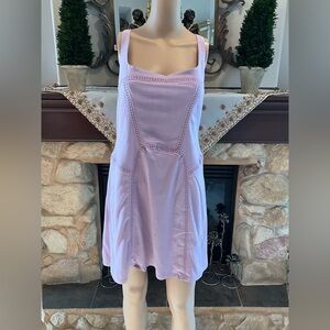 Free People Beyond Me Lavender Crochet Slip Dress L